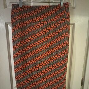 Lularoe Cassie Skirt Gorgeous Peacock Pattern